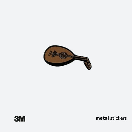 ملصق معدني عود