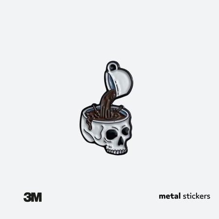 ملصق معدني كوفي للنخاع