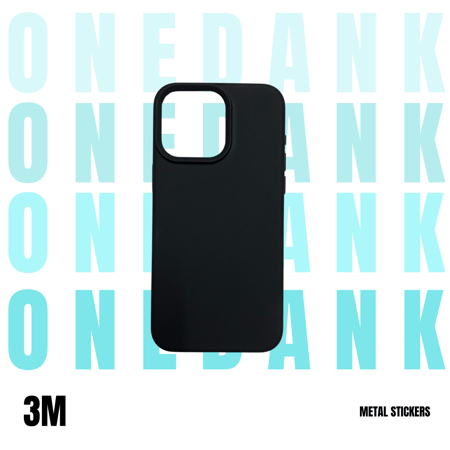 كفر حماية ون دانك سيليكون لهواتف ايفون اللون الأسود الفحمي | ONEDANK iPhone silicone case black coal