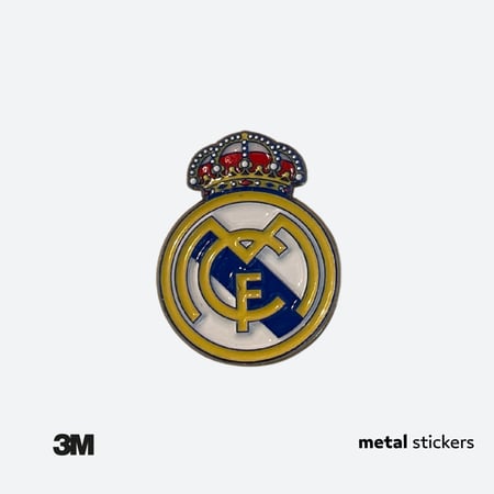 ملصق معدني ريال مدريد | Metal Sticker Real Madrid