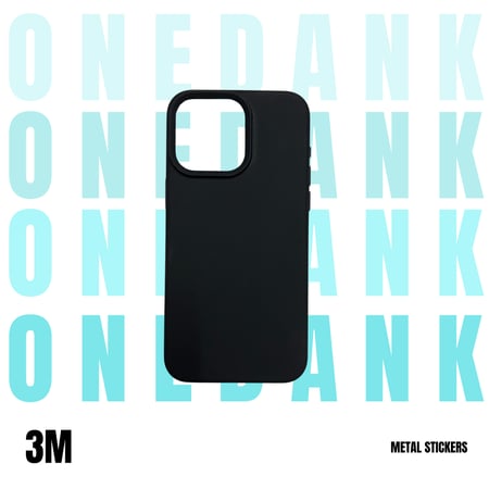كفر حماية ون دانك سيليكون لهواتف ايفون اللون الأسود الفحمي | ONEDANK iPhone silicone case black coal