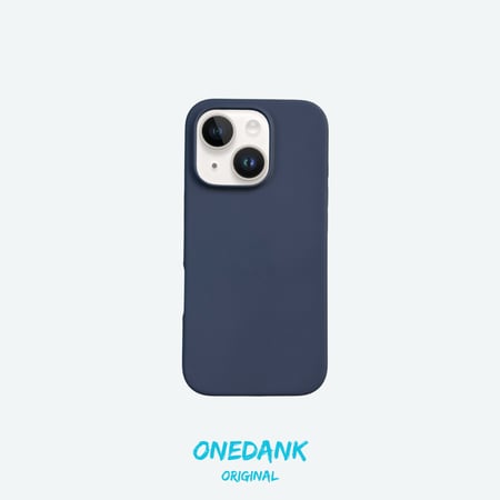 كفر حماية ون دانك سيليكون لهواتف ايفون اللون المحيط العميق | ONEDANK iPhone silicone case deep ocean