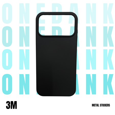 كفر حماية ون دانك سيليكون لهواتف ايفون اللون الأسود الفحمي | ONEDANK iPhone silicone case black coal