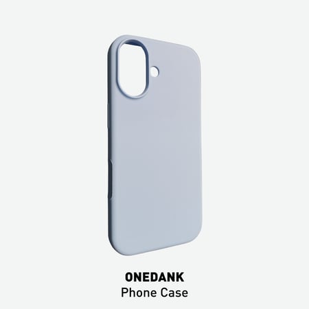 كفر حماية ون دانك سيليكون لهواتف ايفون اللون الثلجي | ONEDANK iPhone silicone case icy