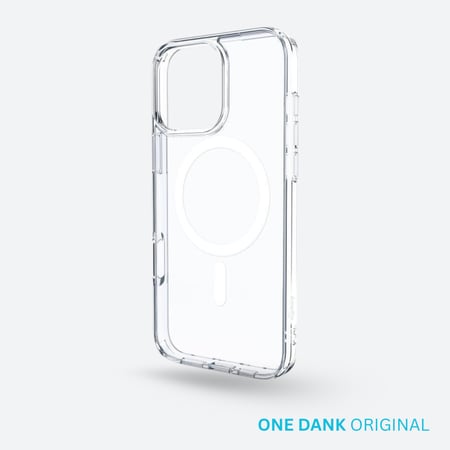 كفر ون دانك شفاف لأجهزة ايفون ( نحيف ) ماق سيف | ONEDANK Clear Case for iPhone ( ultra slim ) MagSafe