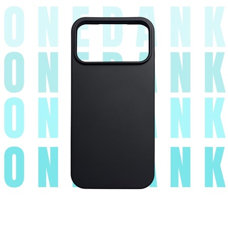 كفر حماية ون دانك سيليكون لهواتف ايفون اللون الأسود الفحمي | ONEDANK iPhone silicone case black coal