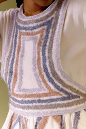 فستان هندي سحابة عاجي