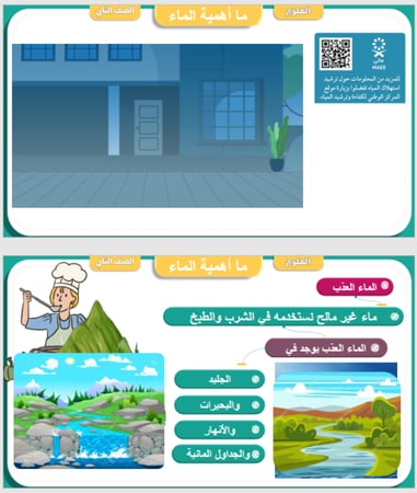 علوم الصف الثاني - درس   الماء على الأرض