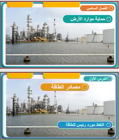 علوم الصف الخامس -  مصادر الطاقة