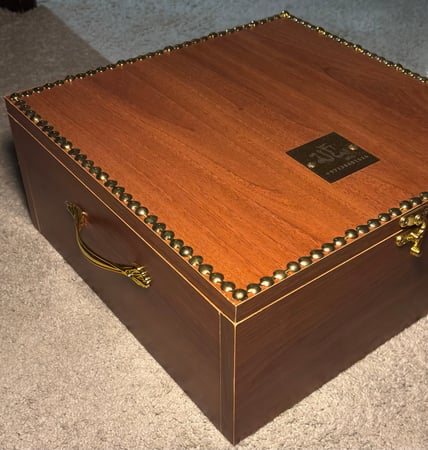 صندوق الشاهي الخشبي الفاخر