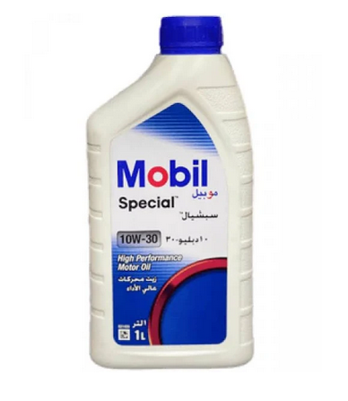 زيت محرك موبيل 10w30 واحد لتر
