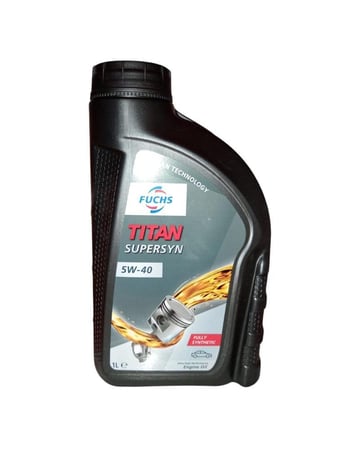 زيت محرك فوكس تيتان 5W40 SUPERSYN واحد لتر