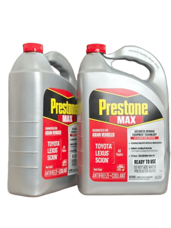جالونين المركبات الآسيوية Prestone® (أحمر) مضاد للتجمد + سائل تبريد 3.75L