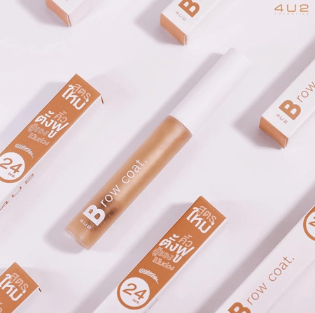4U2 جل تثبيت الحواجب الشفاف  Brow Coat