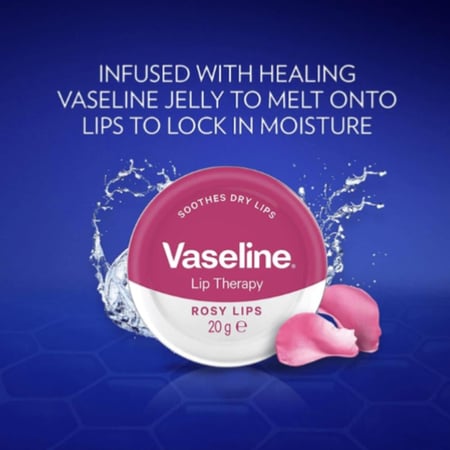 فازلين مرطب الشفاه الوردي - 20 جرام