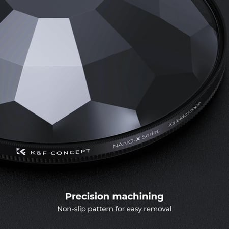 K&F C82mm Kaleidoscope Filter Special Effects Filter with 3pcs Vacuum Cleaning Cloths Nano B Series