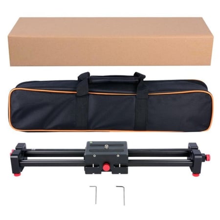 Focus Studio Double Slider 50cm 20in Compact Retractable Smooth Camera Track Slider