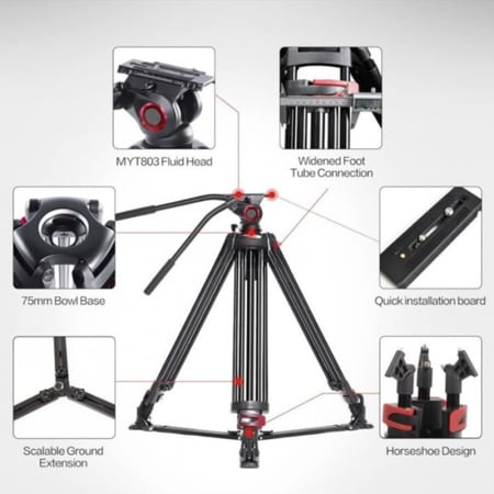 Focus Studio FVT-901G Professoional Tripod