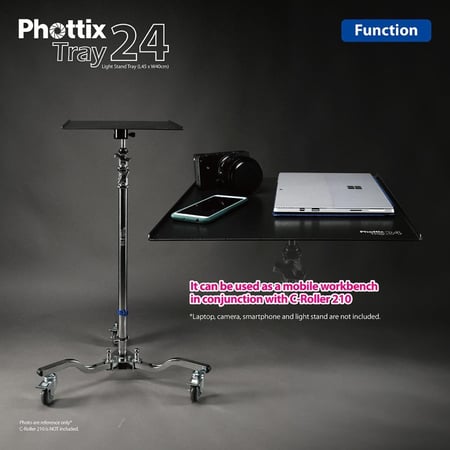 Phottix Tray24 Lightstand Tray(L45xW40cm)
