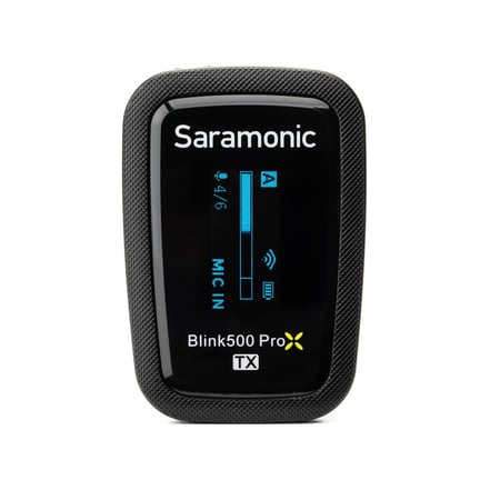 Saramonic Blink 500 ProX TX Transmitter with Built-In Mic and Lavalier Mic (2.4 GHz)