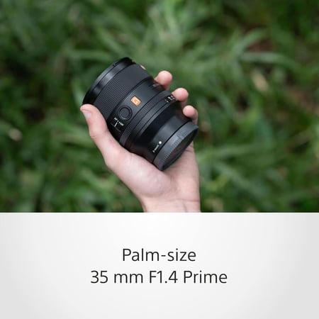 Sony FE 35mm | SEL35F14GM | F1.4 GM | Wide-Angle Prime Lens | Full-Frame E-Mount | Black