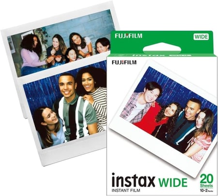 Instax Wide Instant Double Color Film-20 Sheets