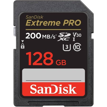 SanDisk Extreme PRO SDXC UHS-I Card 128GB Speed Upto 200MB/s