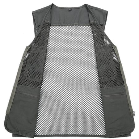 MJ180 Gray Color Vest - Size 2XL (2XL سترة لون رمادي - مقاس )