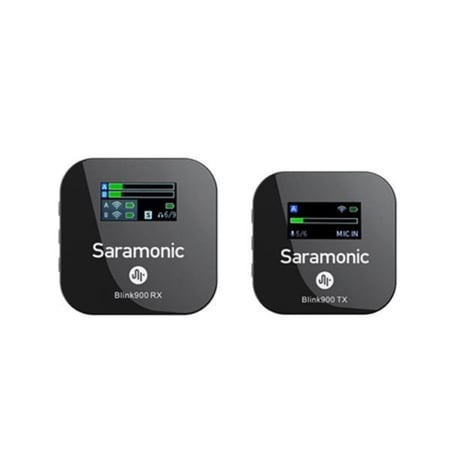 Saramonic BLINK900 B1 Ultra Compact 2.4GHZ Dual - Channel Wireless Microphone Ssystem