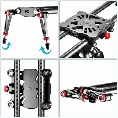 Focus Studio 100cm Carbon Fiber Camera Track Dolly Slider Rail System