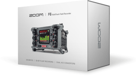 Zoom F6 6-Input / 14-Track Multitrack Field Recorder