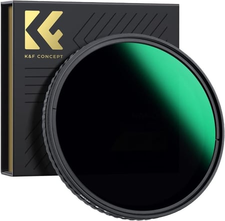 K&F Concept 77MM Nano-X Variable/Fader ND Filter, ND32~ND512, W/O Black Cross
