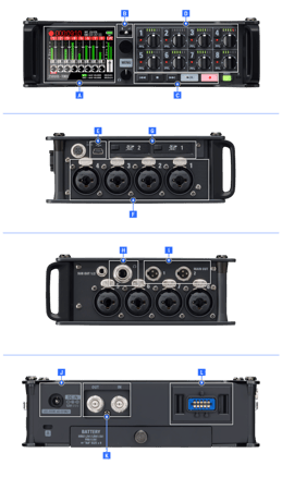 Zoom F8n Pro 8-Input / 10-Track Multitrack Field Recorder