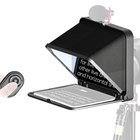 LENSGO TC7 Teleprompter for Camera & Smartphone