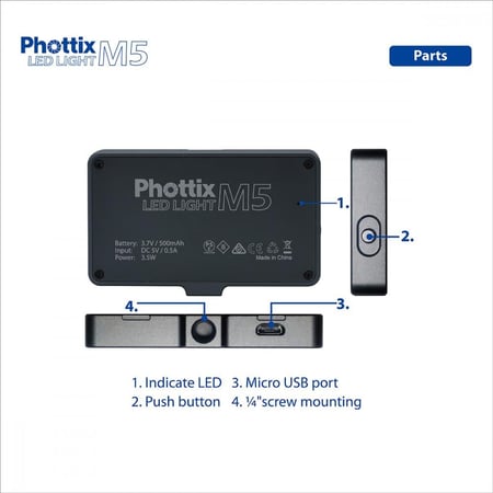 Phottix M5 LED Light