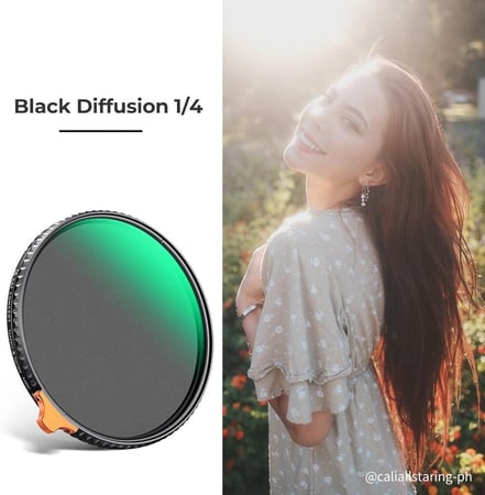 K&F Concept 77MM, multifunctional adjustable black mist1/4&ND2~32, HD, waterproof, scratch-resistant, anti-reflection ,Green Coated, with lever