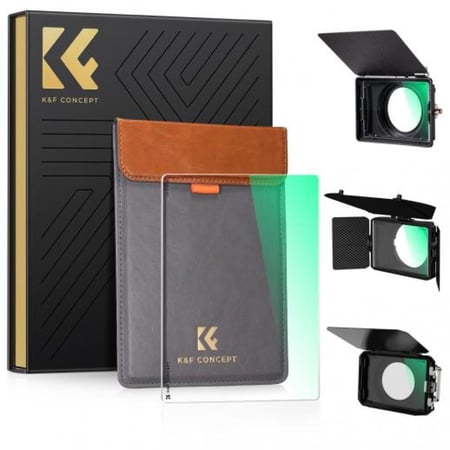 K&F Concept MCUV Filter, 4"x5.65" Protective Filter Compatible with Tilta Compatible with SmallRig and Other Matte Box, 4mm Slim/HD Optical Glass/Multi Layer Coating