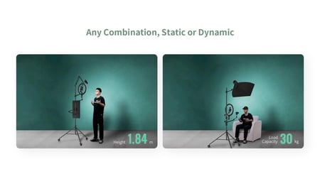 Zeapon AT-H1 Vlogtopus Universal Wheel Stand