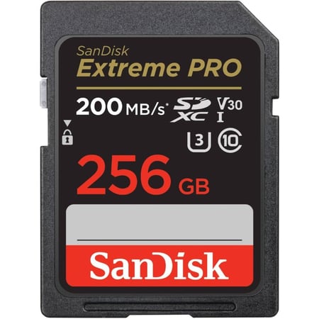 SanDisk Extreme PRO SDXC UHS-I Card 256GB Speed Upto 200MB/s