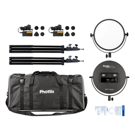 Phottix Nuada R3a Video LED Light Twin Kit Set