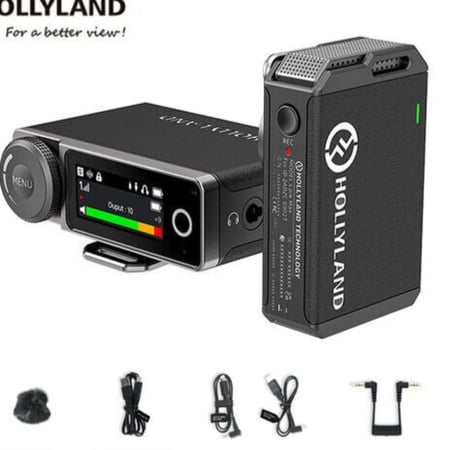 Hollyland LARK MAX Solo (1TX+1RX) Wireless Microphone System (2.4 GHz)