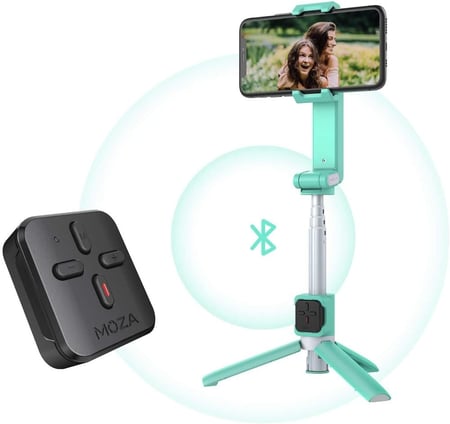Moza Nano SE - Intelligent Selfie Extendable Gimbal (Green) حامل ذكي قابل للتمديد