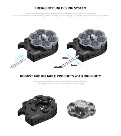 Zeapon AI-H2 Revolver Quick Release