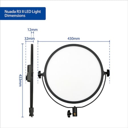 Phottix Nuada R3 II LED Light Twin Kit Set