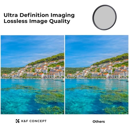 K&F Concept 67mm CPL Filter, True Color, HD, Waterproof, Anti Scratch, Green Coated
