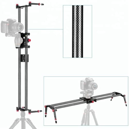 Focus Studio 100cm Carbon Fiber Camera Track Dolly Slider Rail System