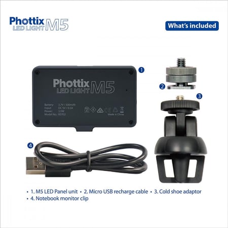 Phottix M5 LED Light
