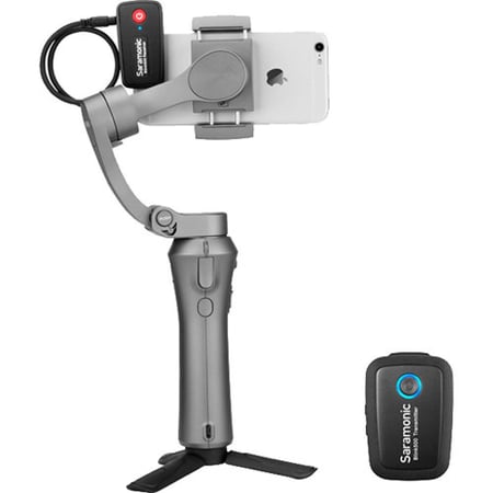 SARAMONIC BLINK 500 B1 WIRELESS CLIP-ON MIC SYSTEM WITH LAVALIER & DUAL TRRS RECEIVER FOR MOBILE & CAMERA DEVICES