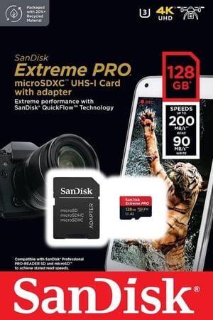 SanDisk SDSQXCD-128G SanDisk Extreme Pro microSDXC 200MB/s