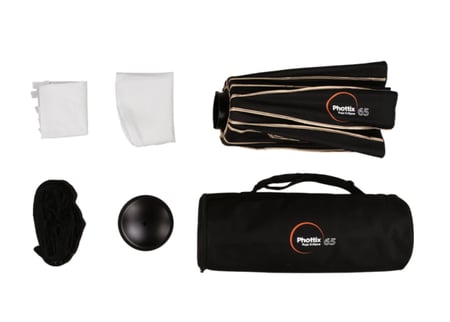 Phottix Raja Eclipse Quick-Folding softbox 65cm (26") (Black Dish)